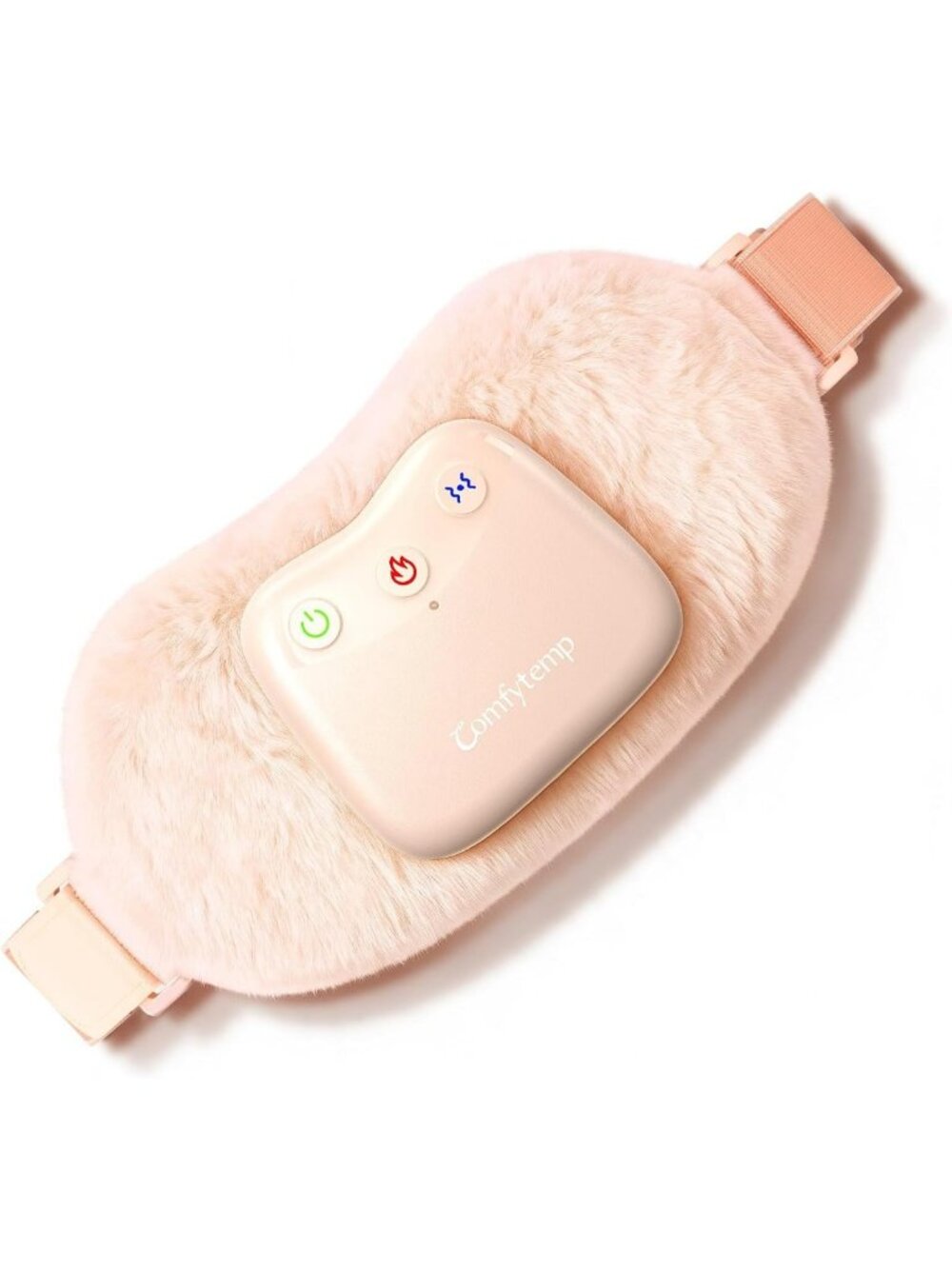 Plush Cordless Heating Pad for Menstrual Cramps & Pain Relief - Portable & Comfy
